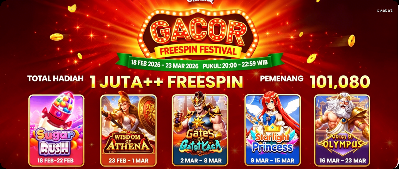 Login ovabet Sekarang Bonus Melimpah